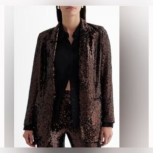 NWT Express Sequin Blazer Jacket. Fully lined